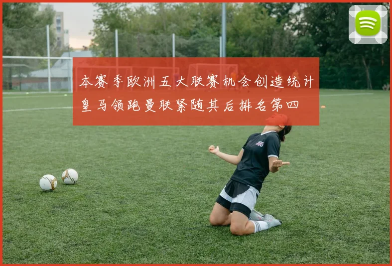 本赛季欧洲五大联赛机会创造统计皇马领跑曼联紧随其后排名第四